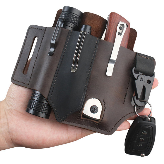 Skórzana torba EDC na narzędzi – Edc Carry Fanny Pack recenzja i cena
